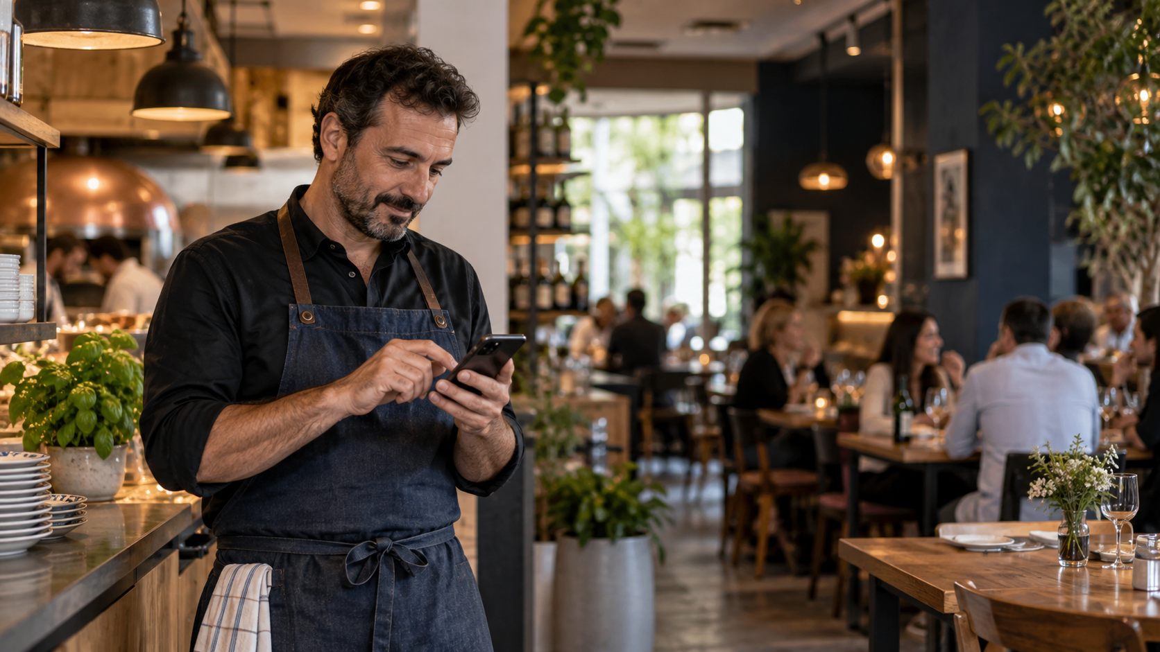 Promozione di un locale attraverso smartphone e social